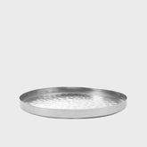 Homla Dritto Tray Hammered Silver 23X23X1.5